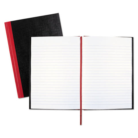 Hardcover Casebound Notebooks, Scribzee Compatible, 1-subject, Wide/legal Rule, Black Cover, (96) 8.25 X 5.63 Sheets