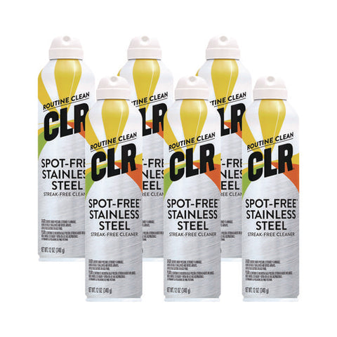 Spot-free Stainless Steel Cleaner, Citrus, 12 Oz Can, 6/carton