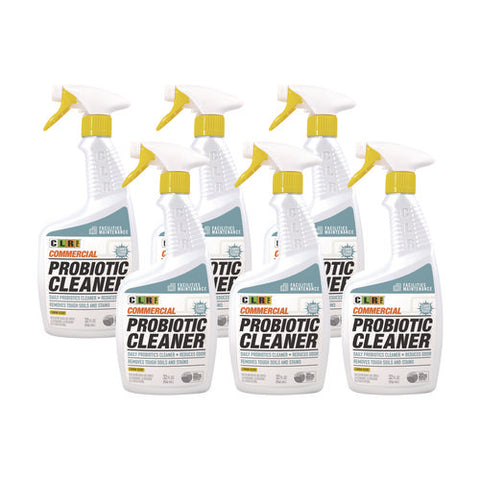 Commercial Probiotic Cleaner, Lemon Scent, 32 Oz Spray Bottle, 6/carton