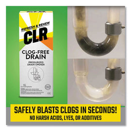 Clog-free Drain Cleaner, 4.5 Oz Aerosol Spray, 6/carton