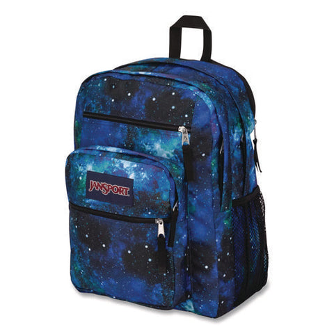 Big Student Backpack, Fits Devices Up To 15", 13 X 7.5 X 17, Galaxy