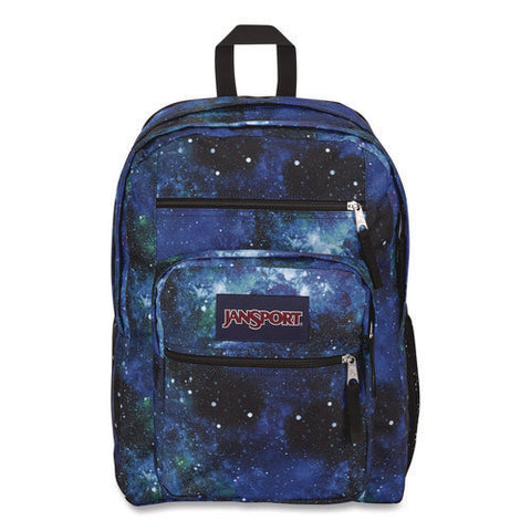 Big Student Backpack, Fits Devices Up To 15", 13 X 7.5 X 17, Galaxy