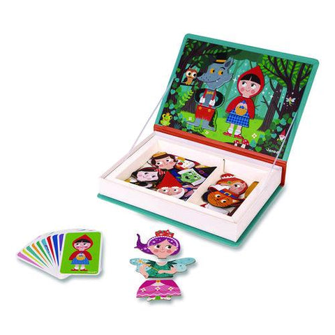 Magneti'books, Fairy Tales, 40 Pieces (10 Cards, 30 Magnetic Shapes), Ages 3 To 8