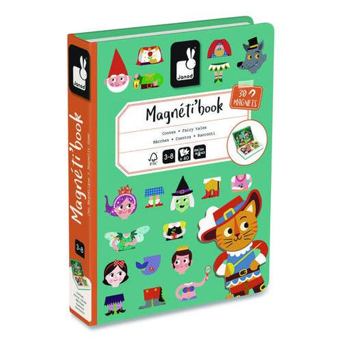 Magneti'books, Fairy Tales, 40 Pieces (10 Cards, 30 Magnetic Shapes), Ages 3 To 8