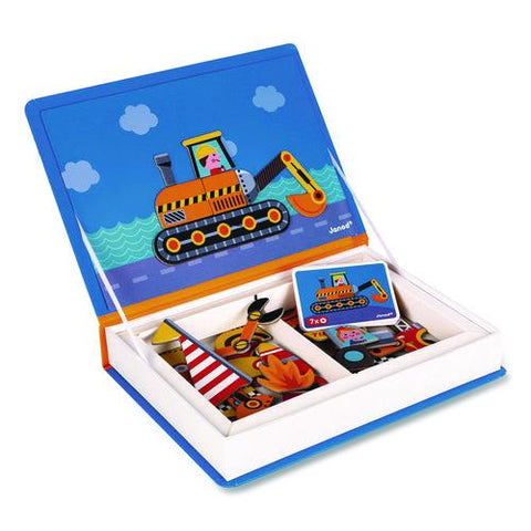 Magneti'books, Racers, 68 Pieces, (18 Cards, 50 Magnetic Shapes), Ages 3 To 8