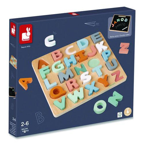 Sweet Cocoon, Double-sided Chunky Alphabet Puzzle, Ages 2 To 6
