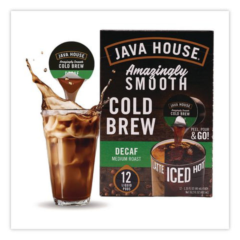 Decaf Cold Brew Coffee Pods, 12/box