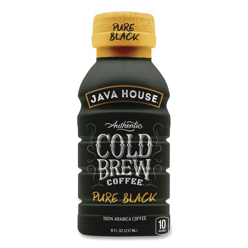 Cold Brew Coffee, Pure Black, 8 Oz Bottle, 24/carton