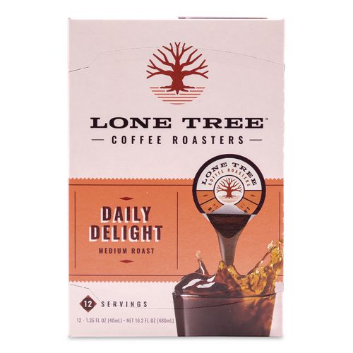 Lone Tree Daily Delight Coffee Pods, 1.35 Oz, 12/box