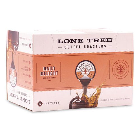 Lone Tree Daily Delight Coffee Pods, 1.35 Oz, 12/box