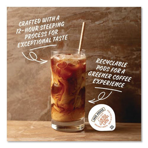 Amazingly Smooth Salted Carmel Latte Cold Brew Coffee Pod, 12/box