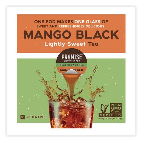 Promise Liquid Tea Pod, Mango Black, 1.35 Oz, 12/box