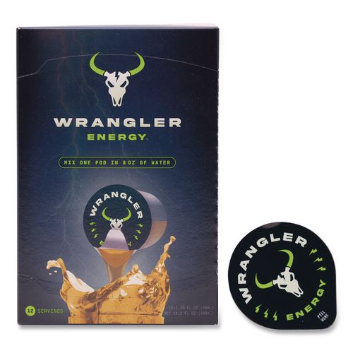 Wrangler Liquid Energy Pods, 1.35 Oz Pod, 12/box