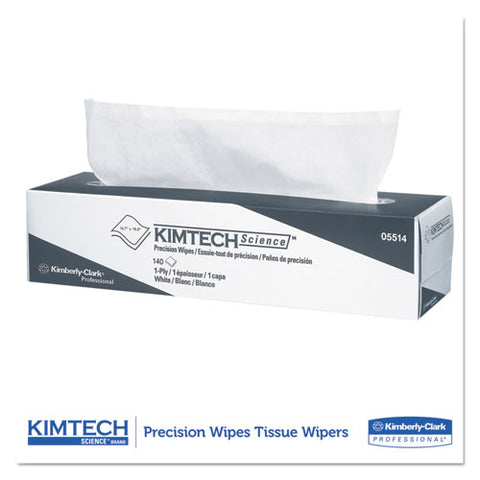 Precision Wiper, Pop-up Box, 1-ply, 14.7 X 16.6 Unscented, White, 144/box