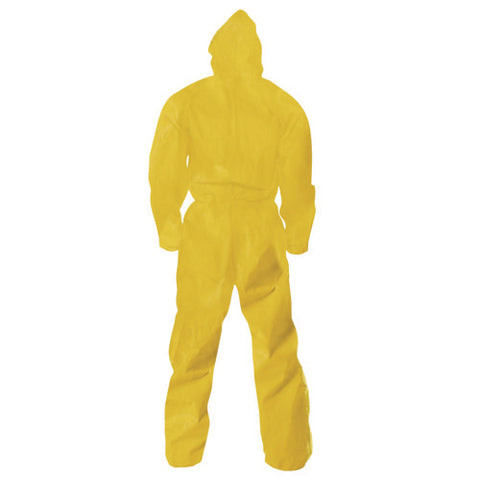 A70 Chemical Spray Protection Coveralls, 3x-large, Yellow, 12/carton