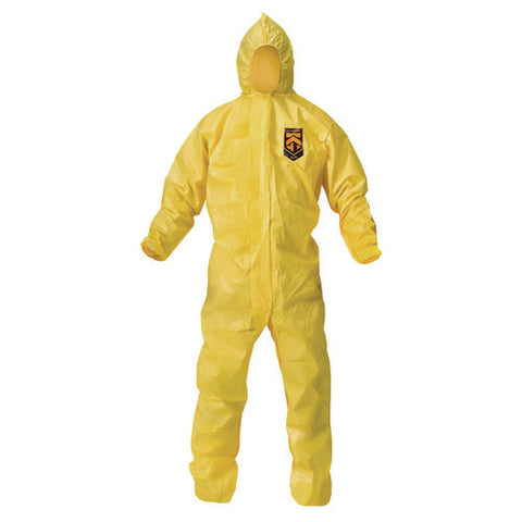 A70 Chemical Spray Protection Coveralls, 3x-large, Yellow, 12/carton