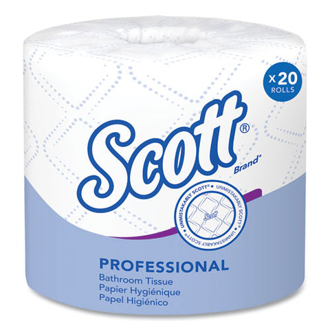 Essential Standard Roll Bathroom Tissue For Business, Septic Safe, Convenience Carton, 2-ply, White, 550/roll, 20 Rolls/ct