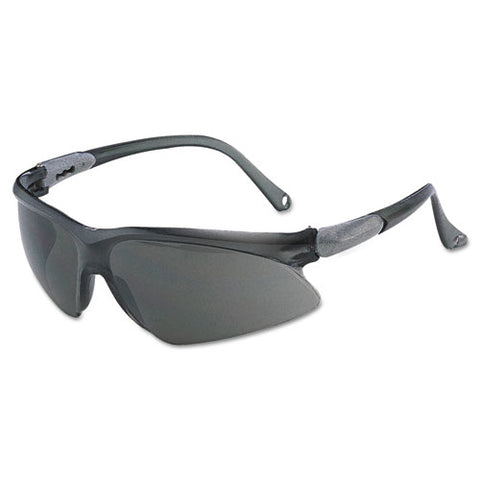 V20 Visio Safety Glasses, Black Frame, Black Indoor/outdoor Lens