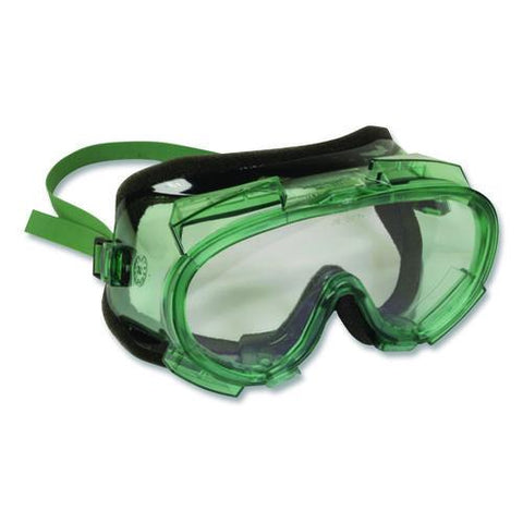 V8 Monogoggle 211 Goggle. Clear Lens, Green Frame, 36/carton