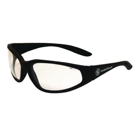 38 Special Safety Glasses, Black Frame, Clear Lens, 12/box