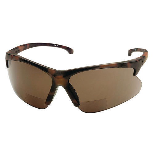 V60 30-06 Readers Safety Sunglasses Glasses, Tortoise Nylon Frame, Smoke Polycarbonate Lens, 6/box