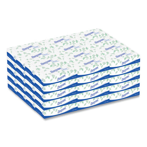 Facial Tissue For Business, 2-ply, White,125 Sheets/box, 60 Boxes/carton