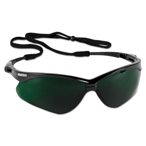 V30 Nemesis Safety Eyewear, Black Frame/iruv 5 Lens, Nylon/polycarb