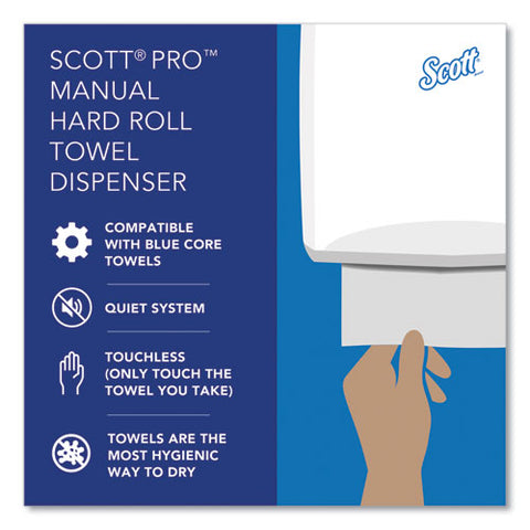 Pro Mod Manual Hard Roll Towel Dispenser, 12.66 X 9.18 X 16.44, Smoke