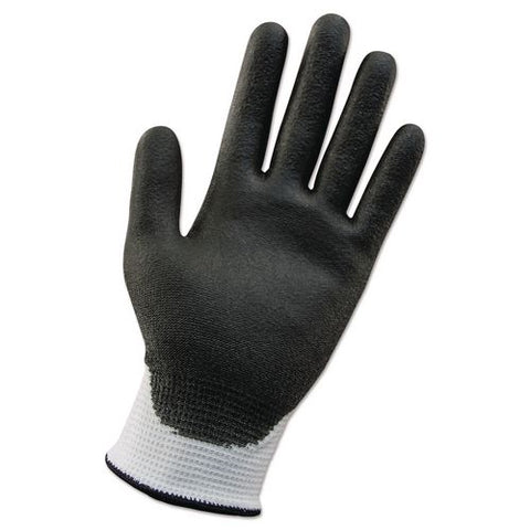 Kleenguard G60 Light-duty Polyurethane Coated Cut Resistant Gloves, 230 Mm Length, Medium/size 8, White/black, 12 Pairs