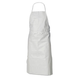 A40 Liquid/particle Protection Apron, Film Laminate, 28 X 40, White, 100/carton