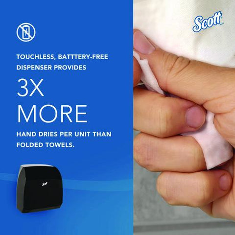 Slimroll Manual Towel Dispenser, 12.65 X 13.02 X 7.18, Black