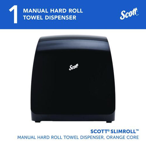 Slimroll Manual Towel Dispenser, 12.65 X 13.02 X 7.18, Black