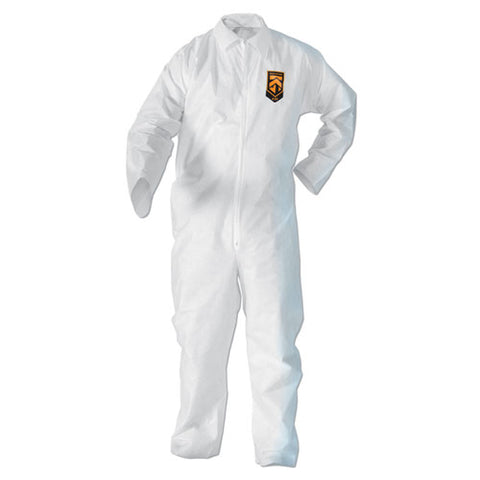 A20 Breathable Particle Protection Coveralls, Zip Closure, X-large, White