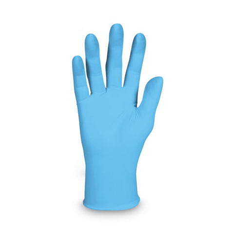 G10 Comfort Plus Blue Nitrile Gloves. Light Blue, X-large, 100/box