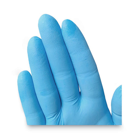 G10 Comfort Plus Blue Nitrile Gloves. Light Blue, X-large, 100/box