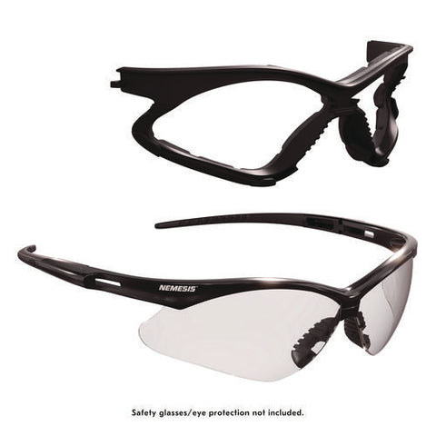 Nemesis Foam Gasket Attachable Eyewear Accessory, Black, 24/carton