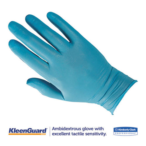 G10 Blue Nitrile Gloves, X-small, Blue, 100/box