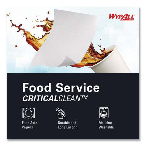 Heavy-duty Foodservice Cloths, 1-ply, 12.5 X 15, White, 300 Sheets/box
