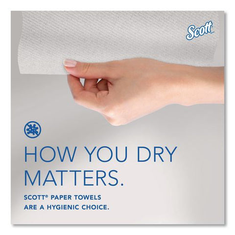 100% Recycled Hard Roll Paper Towels, 1-ply, 8" X 700 Ft, White, 6/carton