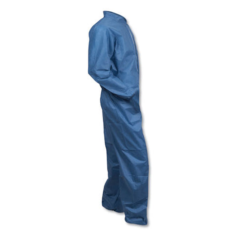 A20 Coveralls, Microforce Barrier Sms Fabric, X-large, Blue, 24/carton