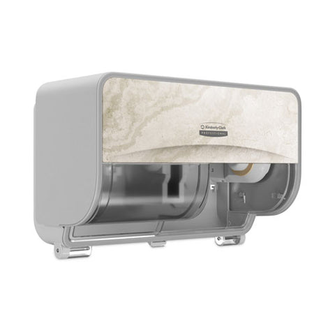 Icon Coreless Standard Roll Toilet Paper Dispenser, 8.43 X 13 X 7.25. Warm Marble