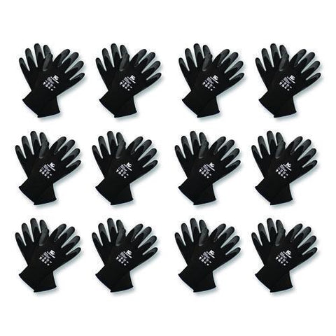 Gloves,latex,sz8,12,gy/bk