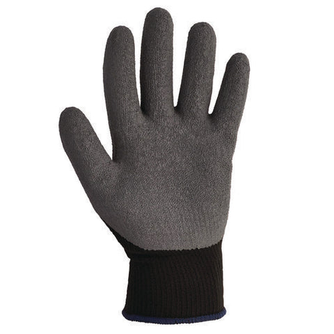 G40 Latex Coated Gloves, 270 Mm Length, 11 X-large, Poly/cotton, Gray/black, 12 Pairs/pack