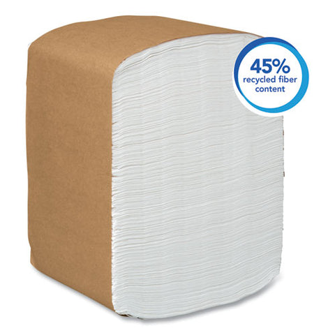 Full-fold Dispenser Napkins, 1-ply, 12 X 17, White, 400/pack, 15 Packs/carton