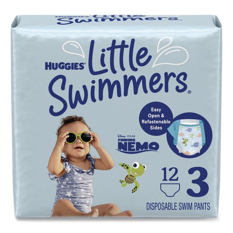 Little Swimmers, Size 3, 16 Lbs To 26 Lbs, 12/pack, 8 Packs/carton