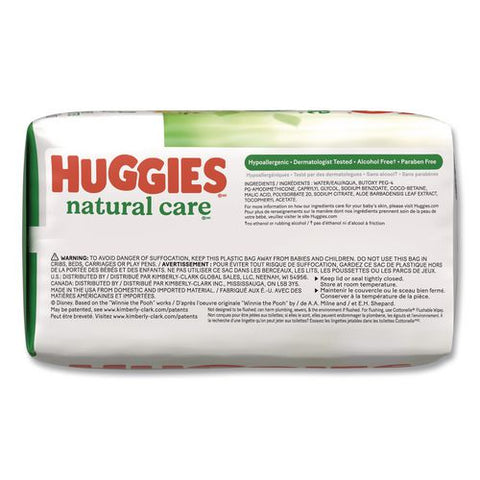 Natural Care Sensitive Baby Wipes, 1-ply, 6.6 X, 7.7, Unscented, Disney Design, 56 Wipes/ez Pull Pouch, 3 Pouches/pack