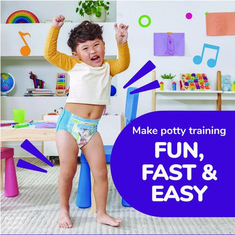 Pull-ups Learning Designs Potty Training Pants For Boys, Size 5, 3t-4t, 32 Lbs To 40 Lbs, 84/carton
