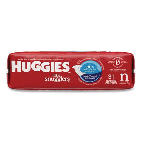 Little Snugglers Baby Diapers, Size 0 To Newborn, 1 Lbs To 10 Lbs, Disney Design, 31 Diapers/pack, 4 Packs/carton