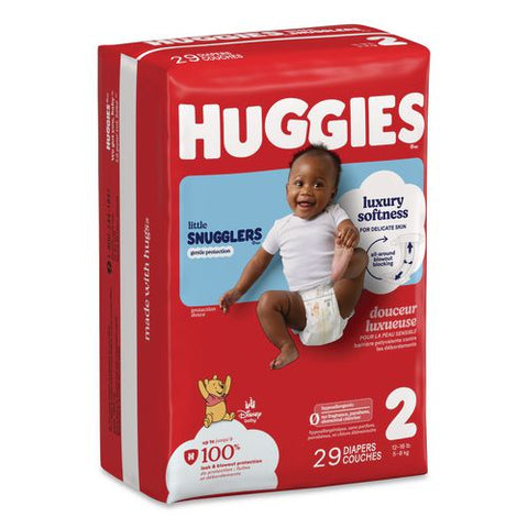 Little Snugglers Baby Diapers, Size 2, 12 Lbs To 18 Lbs, Disney Design, 29/pack