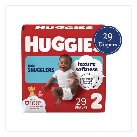 Little Snugglers Baby Diapers, Size 2, 12 Lbs To 18 Lbs, Disney Design, 29/pack